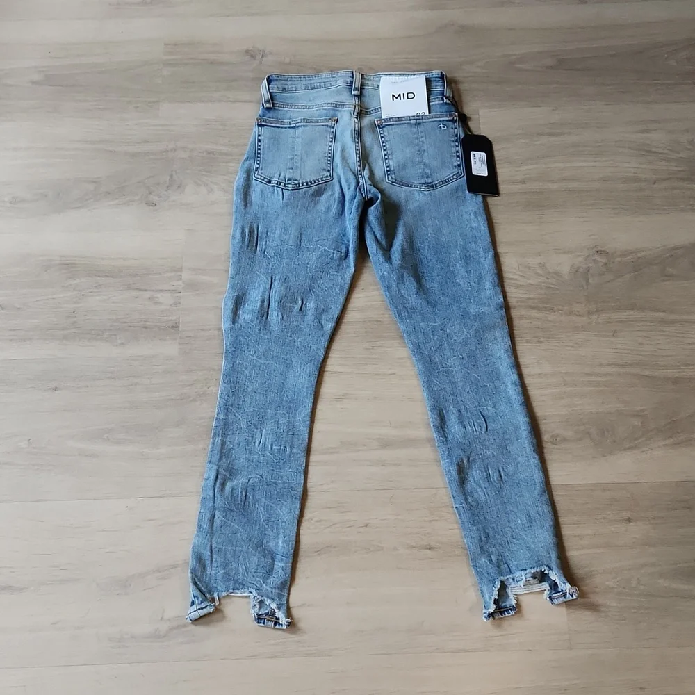 Rag & Bone Mid-rise skinny jeans size 23 NWT - Picture 2 of 6